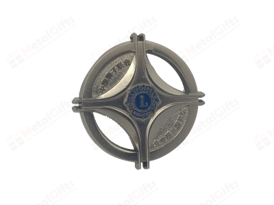 Lions Pin Silver